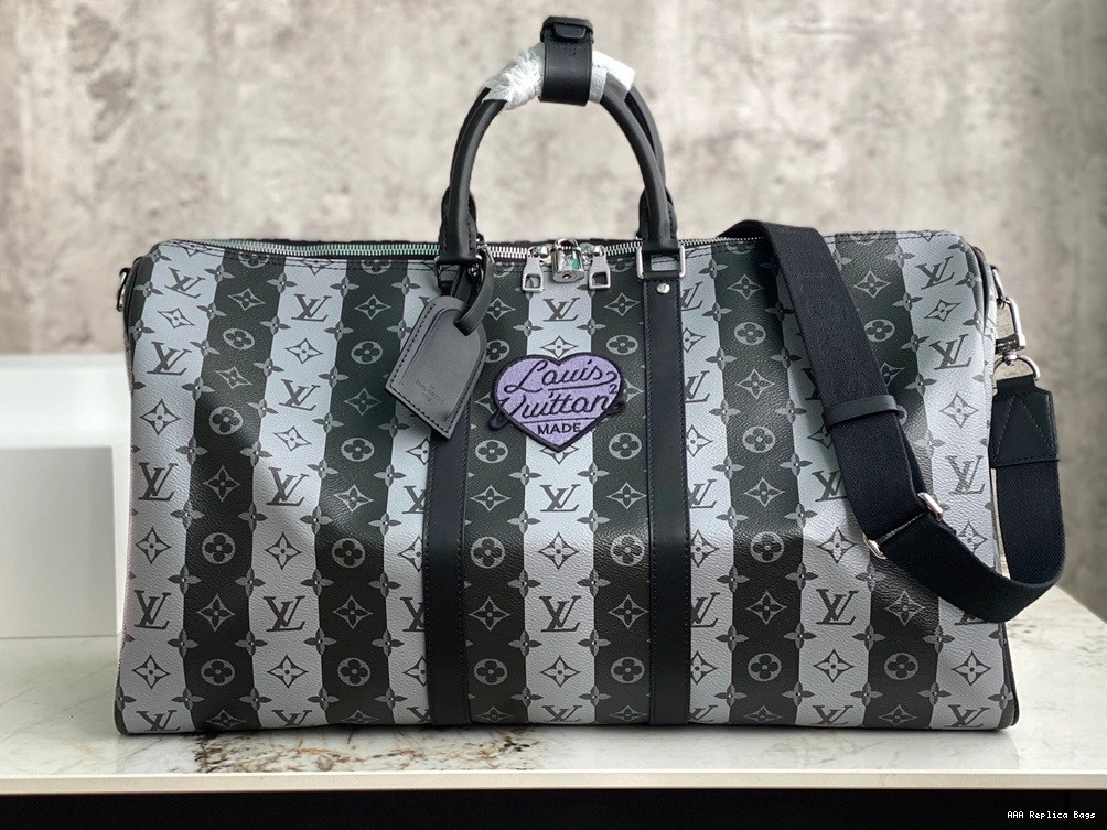 Aaa replica bags LOUIS 50 BANDOULIÈRE VUITTON KEEPALL 0817